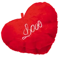 Сердце плюшевое "Love", 27 см