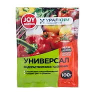 Удобрение водорастворимое "Универсал", JOY Garden, 100 г
