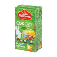 Сок "Яблоко, абрикос", Сады Придонья, 0,125 л