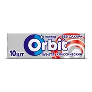 Жевательная резинка "White Классический", Orbit, 13,6 г