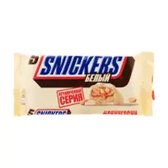 Шоколадный батончик "Белый", Snickers, 5 шт., 202,5 г