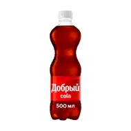 Напиток газированный "Cola", Добрый, 0,5 л