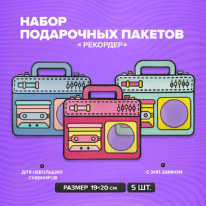 НаборПакетовЗИП"Рекордер", 5шт ИМП