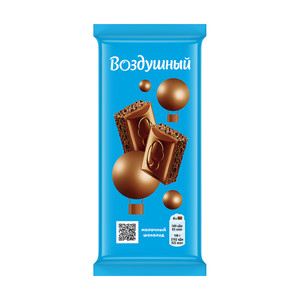 Шоколад молочный пористый "Воздушный", 80 г, в ассортименте