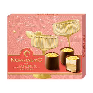Шок конф КОМИЛЬФО вкус Беллини 232г