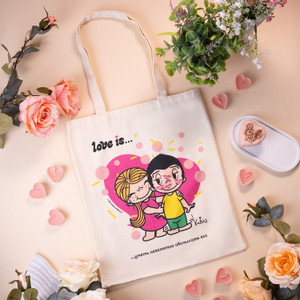 Сумка-шоппер "Love Is", 40*34 см ПРИОР