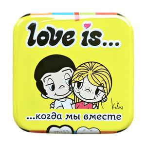 Конф.освеж.Love is форма сердца 20г асс