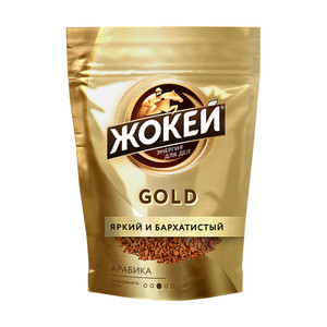 Кофе раствор ЖОКЕЙ Голд 75г пакет