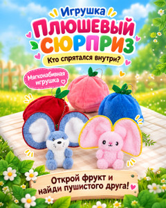 Игрушка "Плюшевый сюрприз", Play the Game, в ассортименте