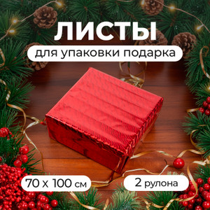 Листы д/упаков.подар,2 рулона70х100ИМП