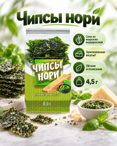 Чипсы нори, 4,5 г, в ассортименте