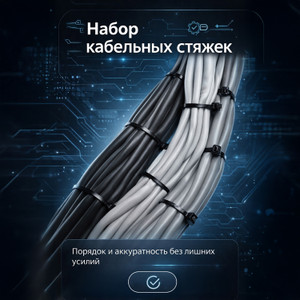 Набор кабельных стяжек, Master Hand, в ассортименте