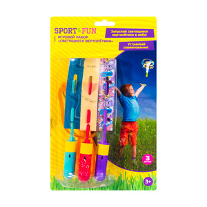 Игровой набор "Светящиеся вертолётики", Sport&Fun, 3 шт., в ассортименте