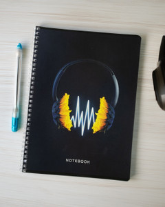 Notebook, A4, 80 sheets, squared, assorted