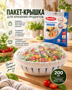 Пакет-крышка, BonHome, 200 шт.
