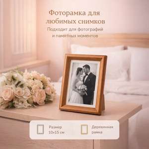 Фоторамка, 10х15 см, в ассортименте