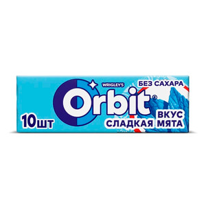 Košļājamā gumija Orbit Sweet Mint, 14g