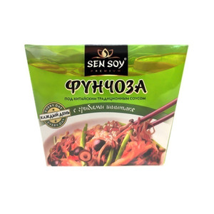 Фунчоза, SenSoy, с грибами шиитаке, 125 г