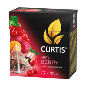Чай черный "Very Berry", CURTIS, 20 пирамидок