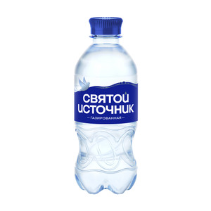 Вода газированная, Святой Источник, 0,33 л
