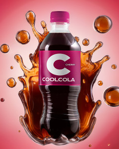 Напиток сильногазированный "Cherry", COOL COLA, 0,5 л