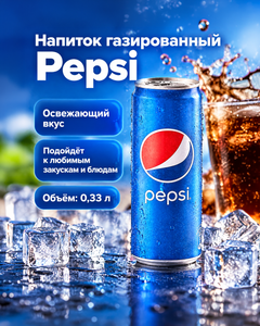 Напиток газированный, 0,33 л