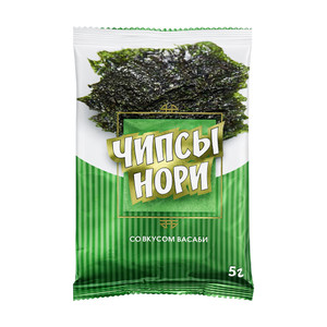 Чипсы из морской капусты, васаби, 4,5 г