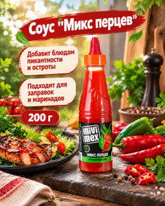 Соус чили "Микс перцев", MIVIMEX, 200 г