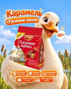 Карамель "Гусиные лапки", Рот Фронт, 150 г