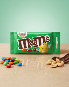 Драже, M&M's, с арахисом, 45 г,  в ассортименте