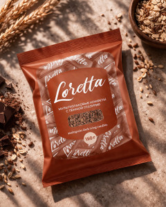 Мультизлаковые конфеты "Loretta", 150 г, в ассортименте