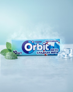 Жевательная резинка "Сладкая мята", Orbit, 13,6 г