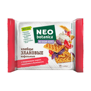 Graudaugu vafeļu sausmaizītes bez pievienota cukura NEO, dažādi pildījumi, 75 g