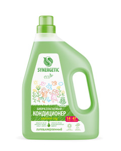 Кондиционер для белья, SYNERGETIC, 1,4 л, в ассортименте