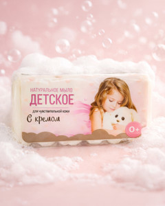 Мыло туалетное, Детское, 6х75 г, в ассортименте