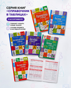 Серия книг "Справочник в таблицах"