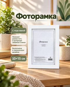Фоторамка, 10х15 см, в ассортименте
