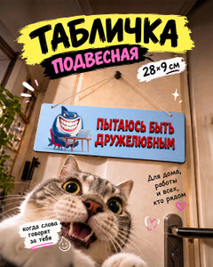 Табличка подвесная, PrankBank, в ассортименте