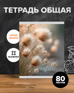 Notebook, A5, 80 sheets, squared, assorted