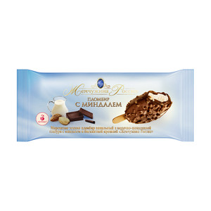 Эскимо, Жемчужина России, миндаль, 80 г