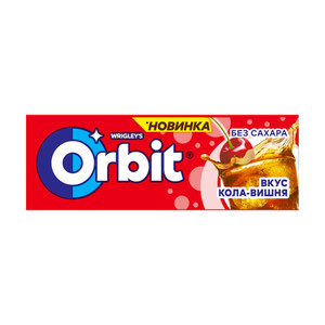 Orbit, "Кола Вишня" жевательная резинка без сахара, 13,6 г