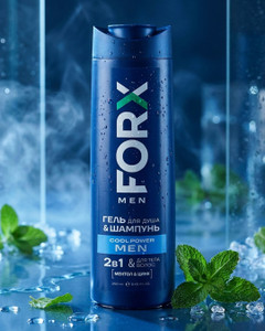 Гель и шампунь, FORX MEN CARE, 250 мл, в ассортименте