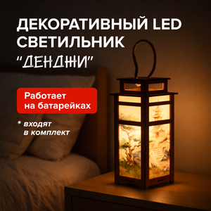 Декоративный LED светильник "Денджи", в ассортименте