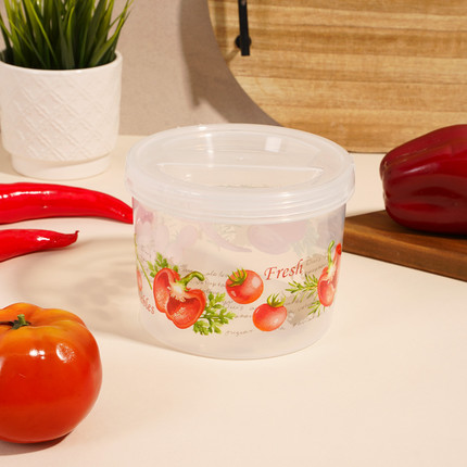 Банка с крышкой, Phibo, 1,2 л, в ассортименте