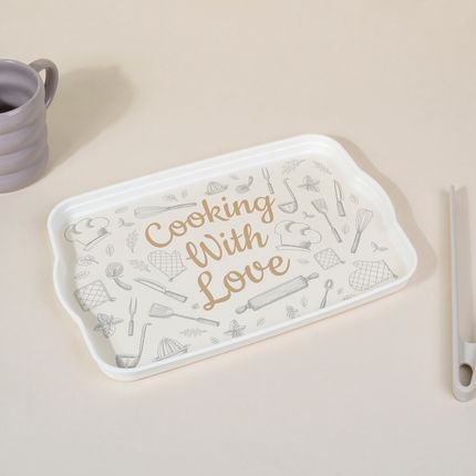 Поднос, 32х21х2 см, в ассортиментн