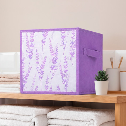 Коробка складная, Home Time, 25х25х25 см, в ассортименте