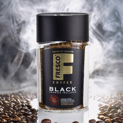 Растворимый кофе "Arabica Black", FRESCO, 90 г - купить в интернет-магазине Fix Price в г. Киров по цене 299 ₽ самовывозом из магазина