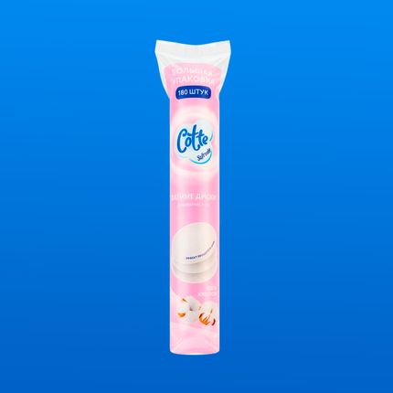 Ватные диски, Cotte, 180 шт., в ассортименте