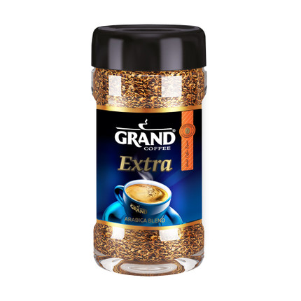 Кофе растворимый сублимированный "Extra", GRAND, 80 г
