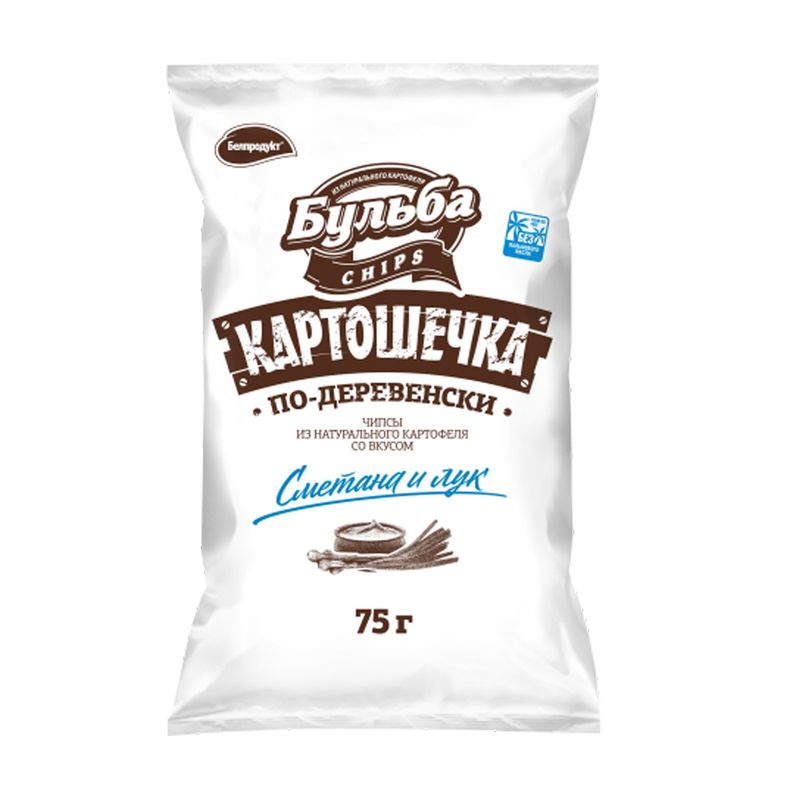Чипсы "Картошечка", Бульба Сhips, 75 г, в ассортименте